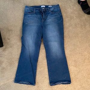 Bell bottom jeans, stretchy! Size 12